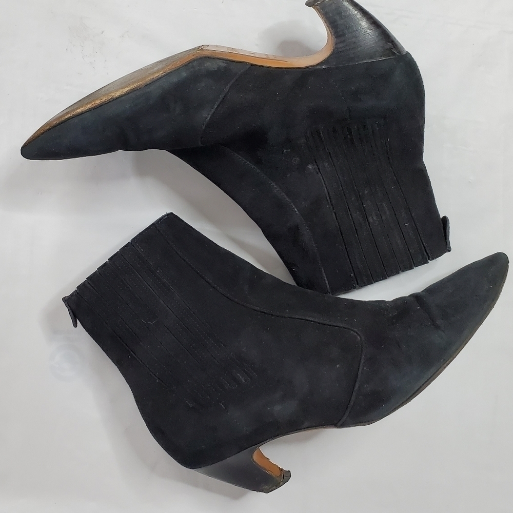 LABUCO Black Suede Ankle Boots in Size 38 - Picture 11 of 16